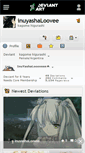 Mobile Screenshot of inuyashaloovee.deviantart.com