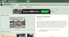 Desktop Screenshot of patrick-brian.deviantart.com