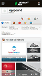 Mobile Screenshot of logopound.deviantart.com