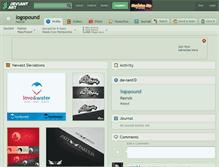 Tablet Screenshot of logopound.deviantart.com