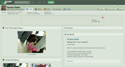 Desktop Screenshot of fawkes-teeth.deviantart.com