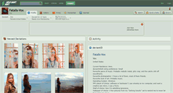 Desktop Screenshot of fatalis-vox.deviantart.com