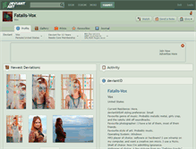 Tablet Screenshot of fatalis-vox.deviantart.com