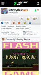 Mobile Screenshot of infinitydash.deviantart.com