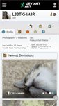 Mobile Screenshot of l33t-g4m3r.deviantart.com