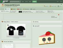 Tablet Screenshot of cheesecakefoeveryone.deviantart.com