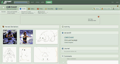Desktop Screenshot of chr15-k4y.deviantart.com