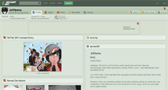 Desktop Screenshot of jethyena.deviantart.com