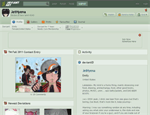 Tablet Screenshot of jethyena.deviantart.com