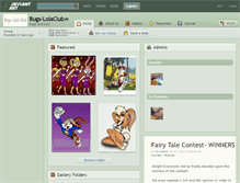 Tablet Screenshot of bugs-lolaclub.deviantart.com