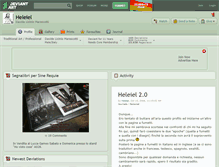 Tablet Screenshot of heleiel.deviantart.com