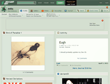 Tablet Screenshot of eeks.deviantart.com