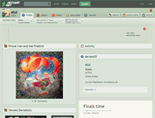 Tablet Screenshot of elui.deviantart.com