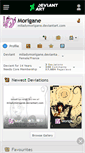 Mobile Screenshot of morigane.deviantart.com
