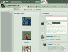 Tablet Screenshot of adopts-work.deviantart.com