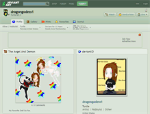 Tablet Screenshot of dragongodess1.deviantart.com