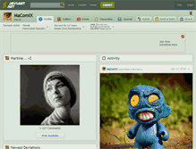 Tablet Screenshot of macomix.deviantart.com