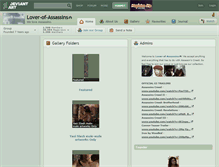 Tablet Screenshot of lover-of-assassins.deviantart.com