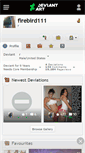 Mobile Screenshot of firebird111.deviantart.com