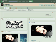 Tablet Screenshot of crotchfist.deviantart.com
