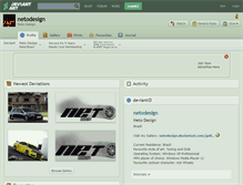 Tablet Screenshot of netodesign.deviantart.com