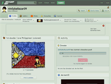 Tablet Screenshot of nin0ybaltazar09.deviantart.com