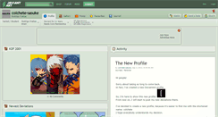 Desktop Screenshot of colchete-sasuke.deviantart.com
