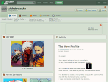 Tablet Screenshot of colchete-sasuke.deviantart.com