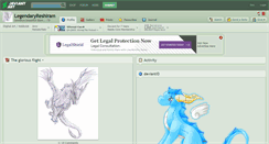Desktop Screenshot of legendaryreshiram.deviantart.com