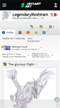 Mobile Screenshot of legendaryreshiram.deviantart.com