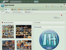 Tablet Screenshot of islam-henetar.deviantart.com