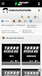Mobile Screenshot of malecturbomedia.deviantart.com