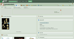 Desktop Screenshot of commodoremarie.deviantart.com