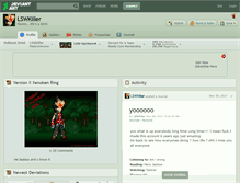 Tablet Screenshot of lswkiller.deviantart.com