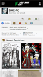 Mobile Screenshot of dmc-fc.deviantart.com