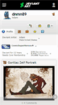Mobile Screenshot of dnmn89.deviantart.com