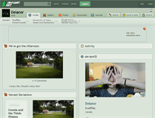 Tablet Screenshot of delanor.deviantart.com