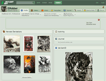Tablet Screenshot of elrobber.deviantart.com