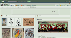 Desktop Screenshot of forkboy.deviantart.com