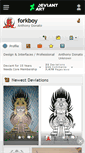 Mobile Screenshot of forkboy.deviantart.com