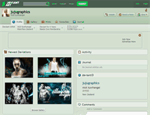 Tablet Screenshot of jujugraphics.deviantart.com