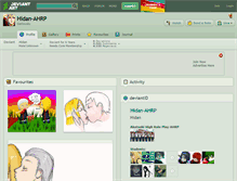 Tablet Screenshot of hidan-ahrp.deviantart.com