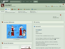 Tablet Screenshot of ivorymarri.deviantart.com