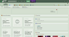 Desktop Screenshot of lylithix.deviantart.com
