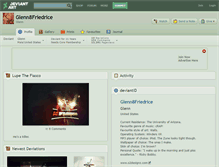 Tablet Screenshot of glenn8friedrice.deviantart.com