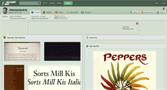 Desktop Screenshot of chemoelectric.deviantart.com