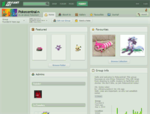 Tablet Screenshot of pokecentral.deviantart.com