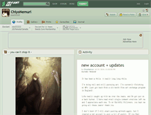 Tablet Screenshot of chiyonemuri.deviantart.com