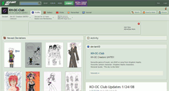 Desktop Screenshot of kh-oc-club.deviantart.com