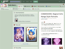 Tablet Screenshot of club-moon.deviantart.com